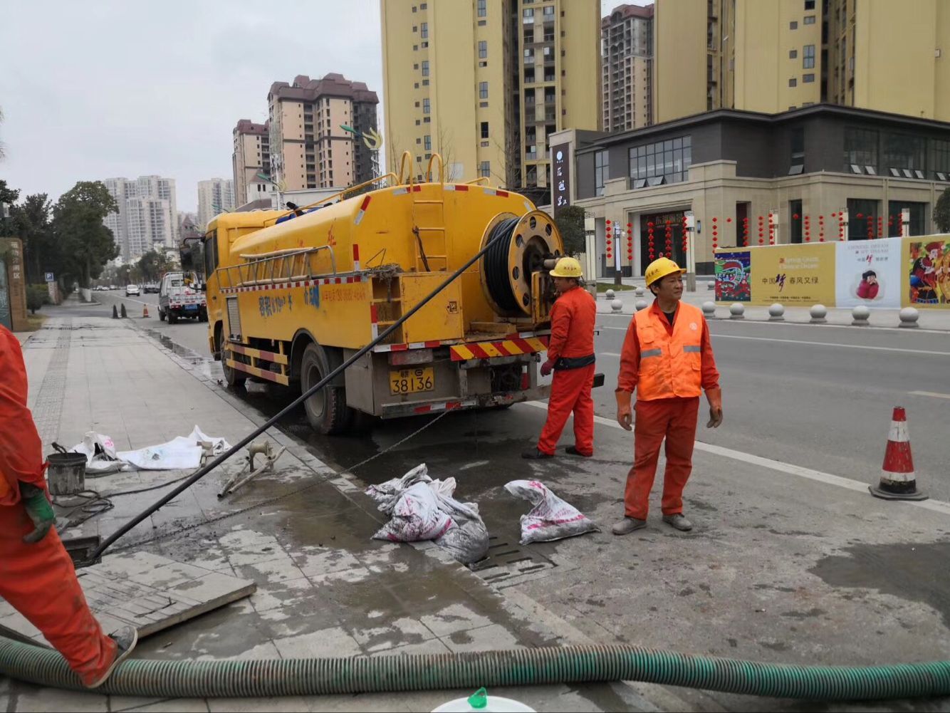 安仁排污管道清淤-管道清洗